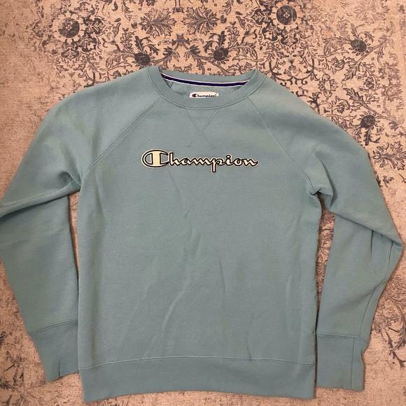 Light Blue Champion Sweater - Picture 1 of 3